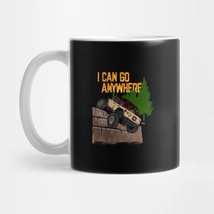 Peanut Jeep Flex I Can Go Anywhere Mug